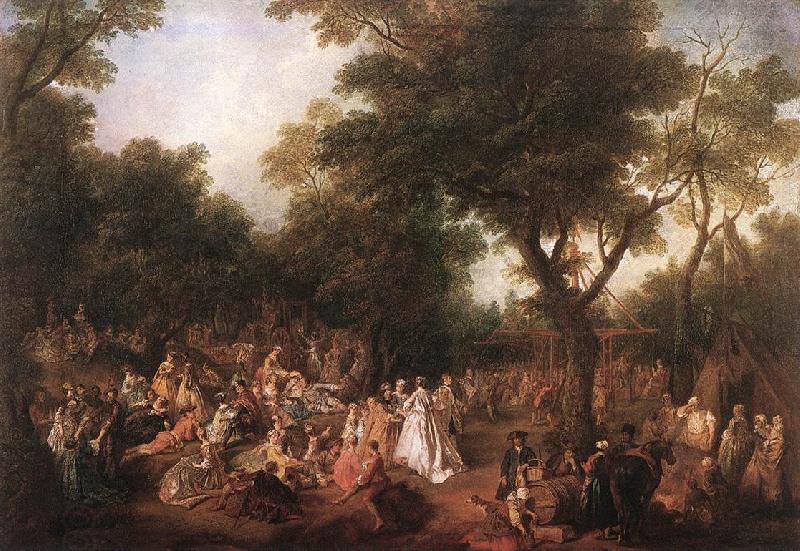 Nicolas Lancret Fete in a Wood oil painting picture